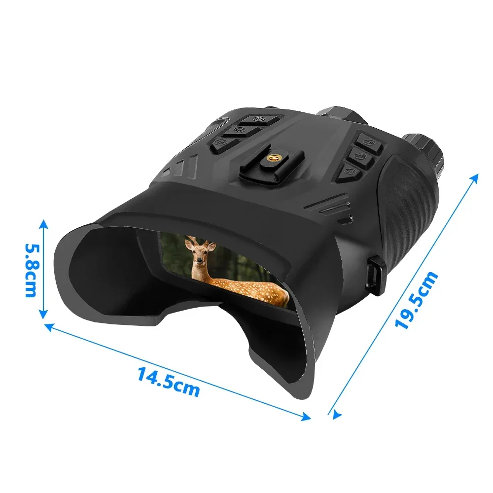 DT69 Binocular Night Vision WIFI IR Tactical Telescope Recorder 2.4inch 2.5K HD 15MP Head-mounted Full Color for Hunting Camping view 4