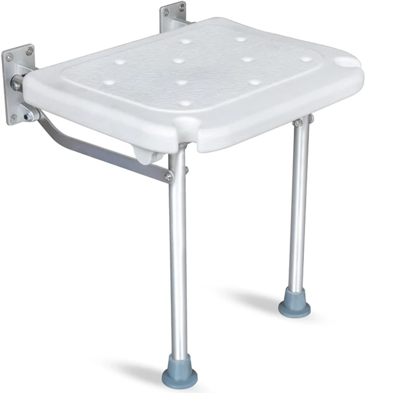 

Folding Shower Seat,Wall Mounted Shower Seat for Kids,Seniors, Disabled - Foldable,White Composite, 15.7X 12.6,for Bathroom,Shoe