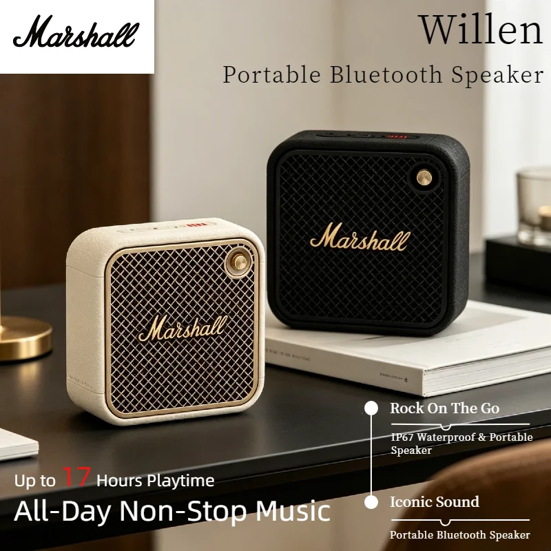 Altavoz Exterior Marshall Willen Portátil Bluetooth