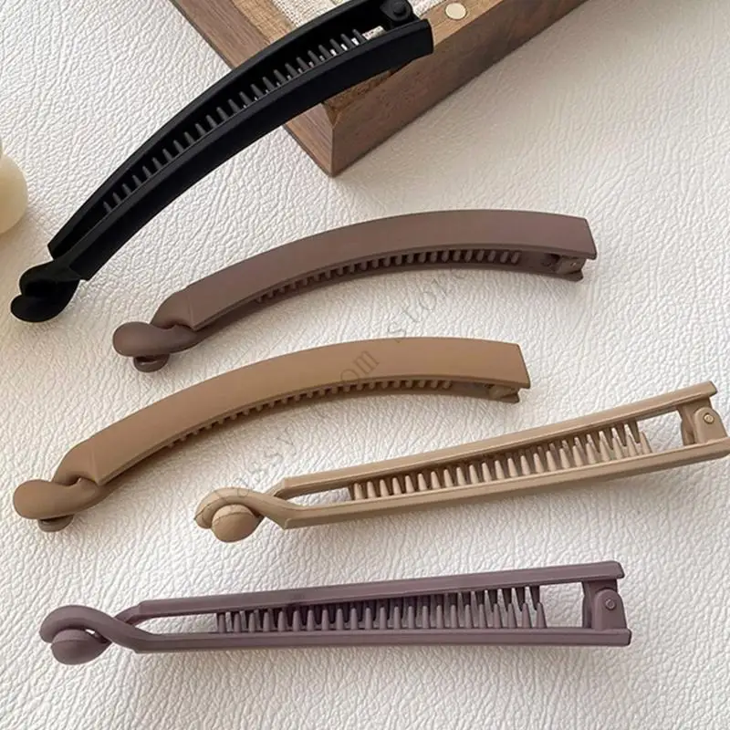 

A0NF Banana Hair Clip for Voluminous Hairstyles Easy to Use Heawear for Everyday and