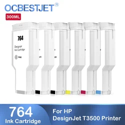 For HP 764 Ink Cartridge Compatible For HP Designjet T3500 Printer C1Q17A C1Q16A C1Q13A C1Q14A C1Q15A C1Q138A With Pigment