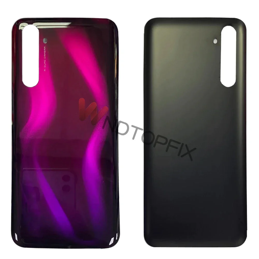 6.6\'\' New For Realme 6 Pro Battery Cover Rear Housing Glass Case For RMX2061 RMX2063 Back Cover Replace For Realme 6Pro Housing