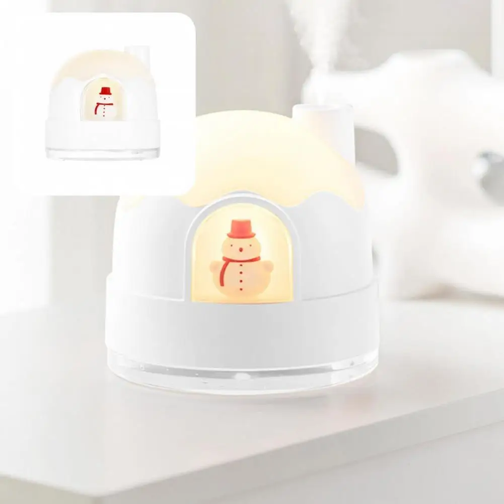 

Humidifier Compact Mini Humidifier 2 Colors Optional Fine Workmanship Excellent Adorable Snow House Humidifier