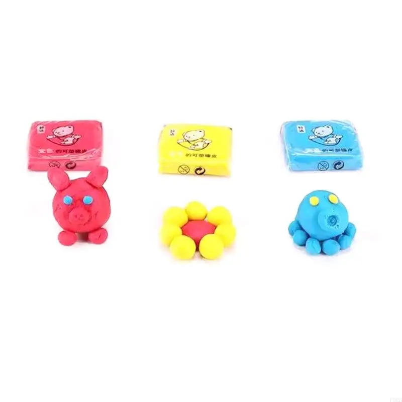 P0RB 2 PCS ERASERS MOLABLE ERASER