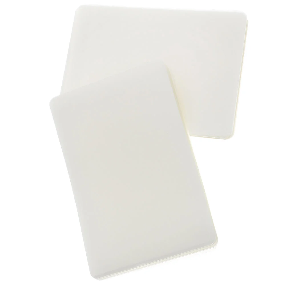 100 Sheets Photo Plastic Film Laminating Pouches for Picture Documents Sealing Beige Films Small