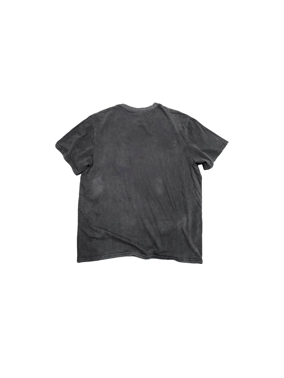 Lmyer Number Nine 01ss Archive Tees Skeleton Necklace Distressed Washed Short Sleeved Loose T-shirt for Men