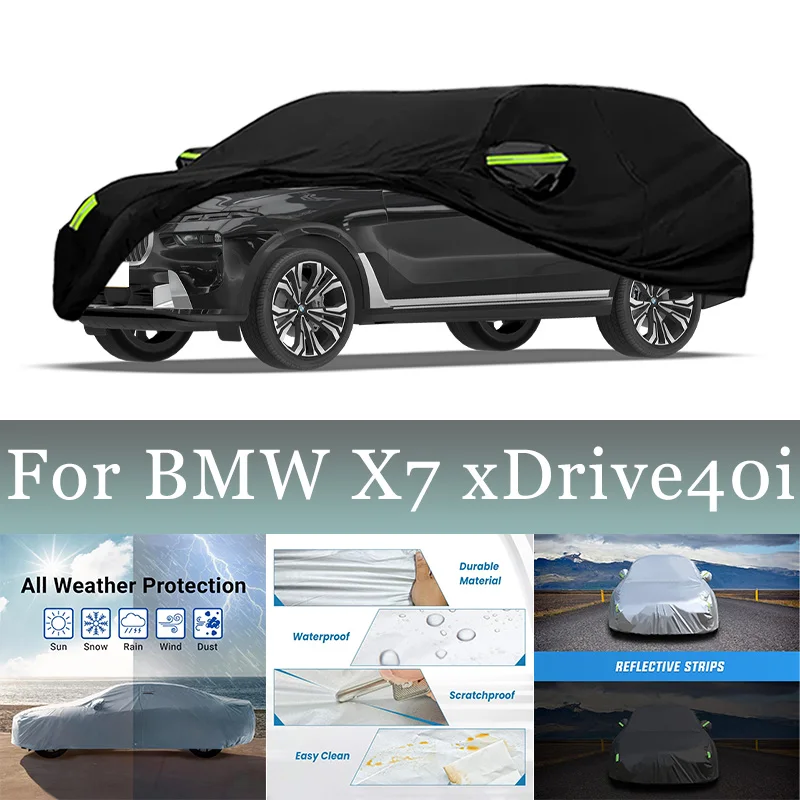 

For BMW X7 xDrive40i car cover waterproof Hail rain scratch protection Sunshade freeze-proofing dustproof Automotive accessories