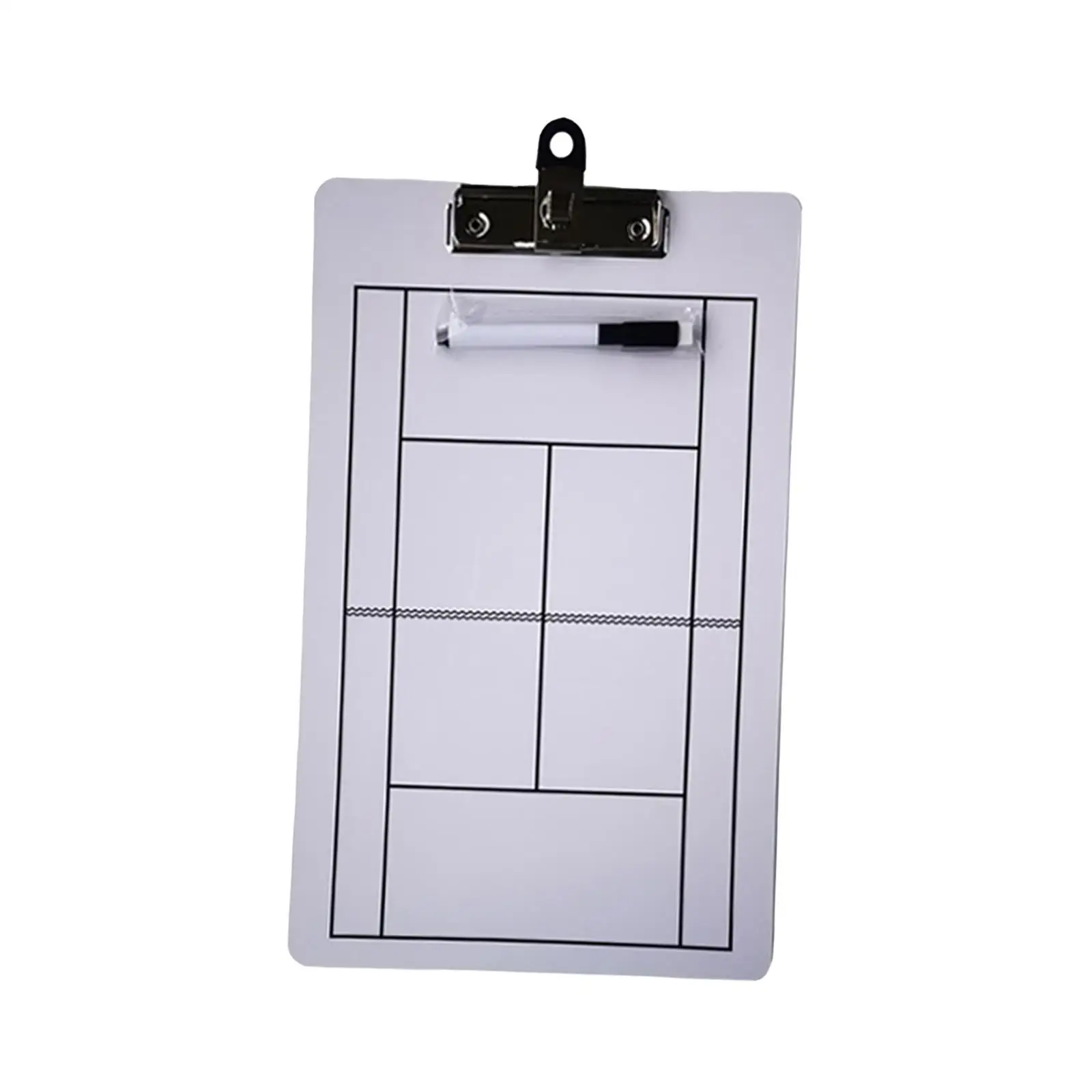 Tennis Coaching Boards Referee Portable 35x22cm with Marker Pen Teaching Assistant Reusable Handball Coaches Marker Whiteboard