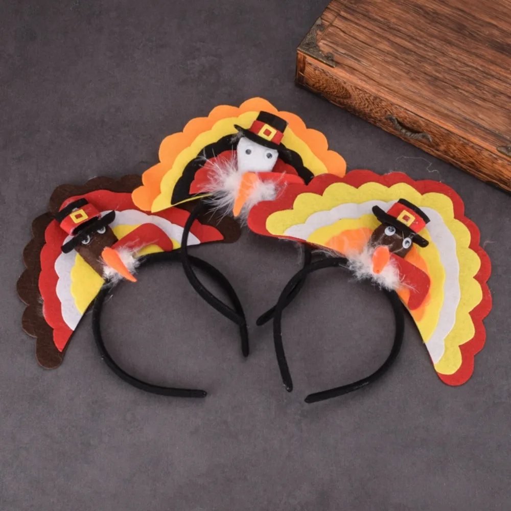 Cartoon Carnival Chicken Leg Hat Fancy Costume Thanksgiving Decoration Turkey Hat Festive Cap Carnival Chicken Leg Hat Party
