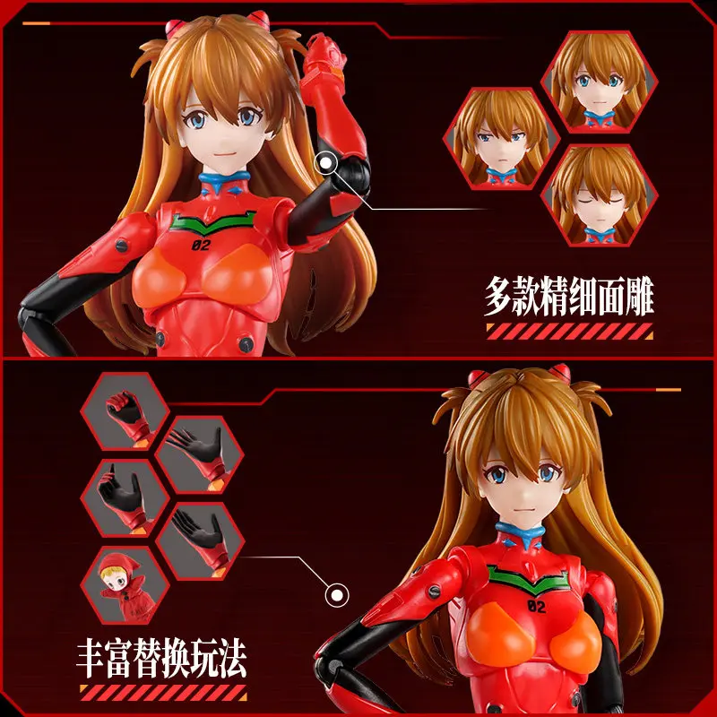 Op voorraad Nieuw product Blokees Neon Genesis Evangelion EVA Asuka Rei Ayanami Actiefiguren Speelgoedcollectie Geschenken