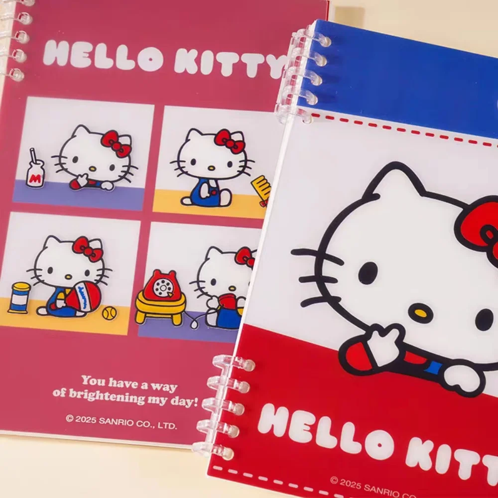 

Оригинальные блокноты Sanrio Hello Kitty с отрывными листами, портативные альбомы для записей формата А5, ежедневники, рабочие тетради, канцелярские товары для девочек, подарки