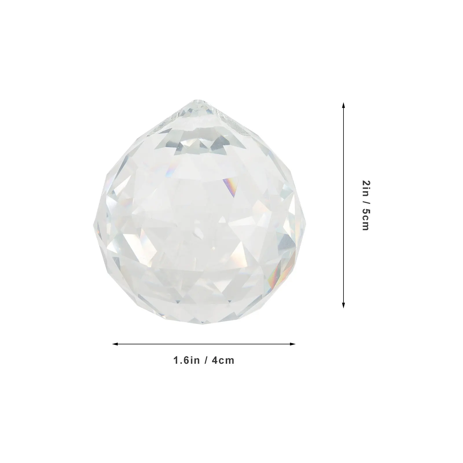 Crystal Prism Sun Catcher Rainbow Pendant Set – 4pcs for Window, Christmas Tree & Wedding Decor