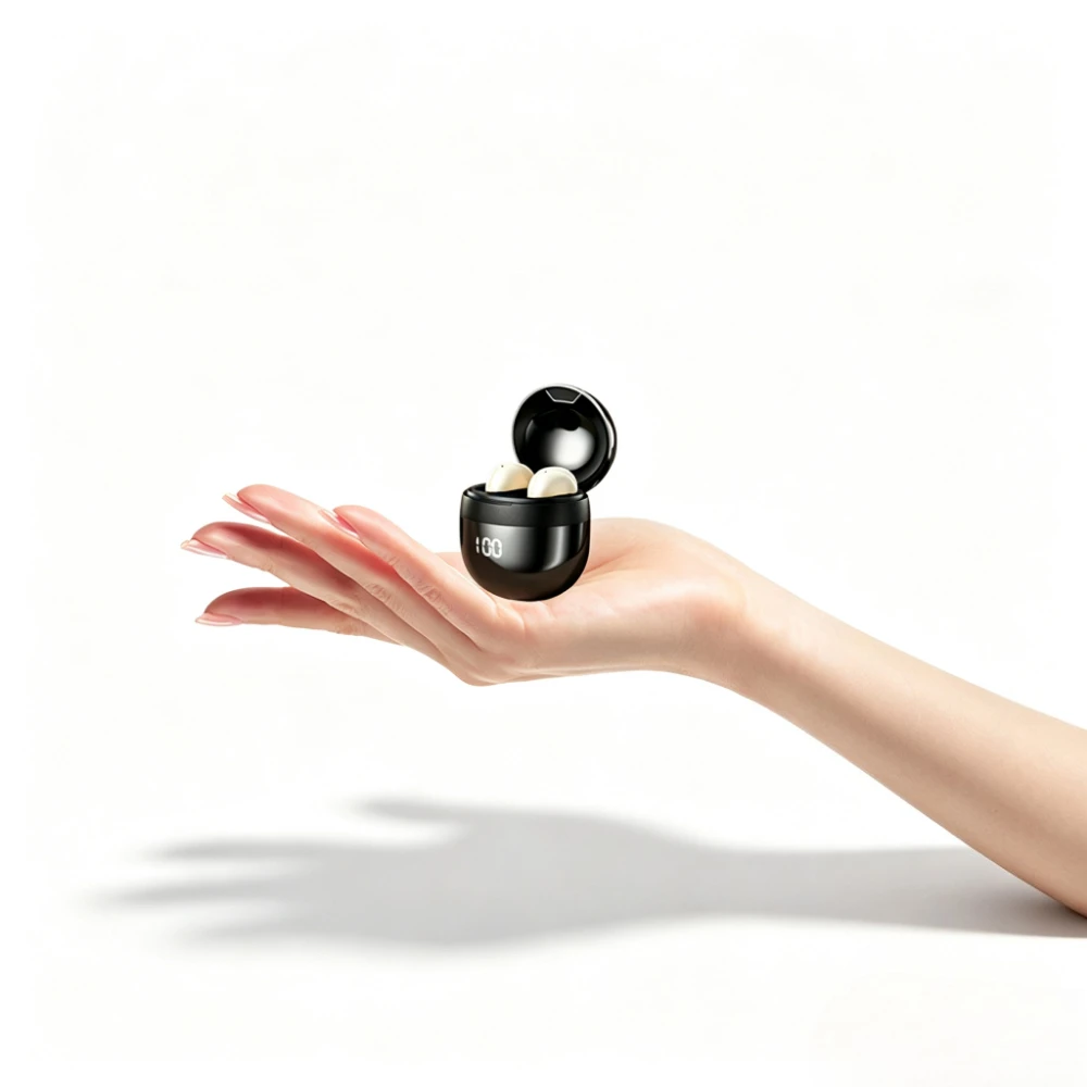 Wireless In-ear Headphones Bluetooth 5.4 Earphone Control Sport Headset Waterproof Microphone Music for Tumbler Design Mini Tiny