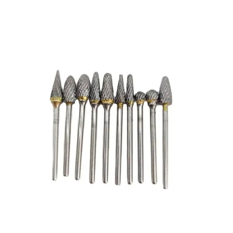 

10 шт./кор., стоматологические боры, полировальная головка, резак из вольфрамовой стали, лабораторные продукты, заточка резки, прочный стоматологический инструмент, сверла для технического специалиста