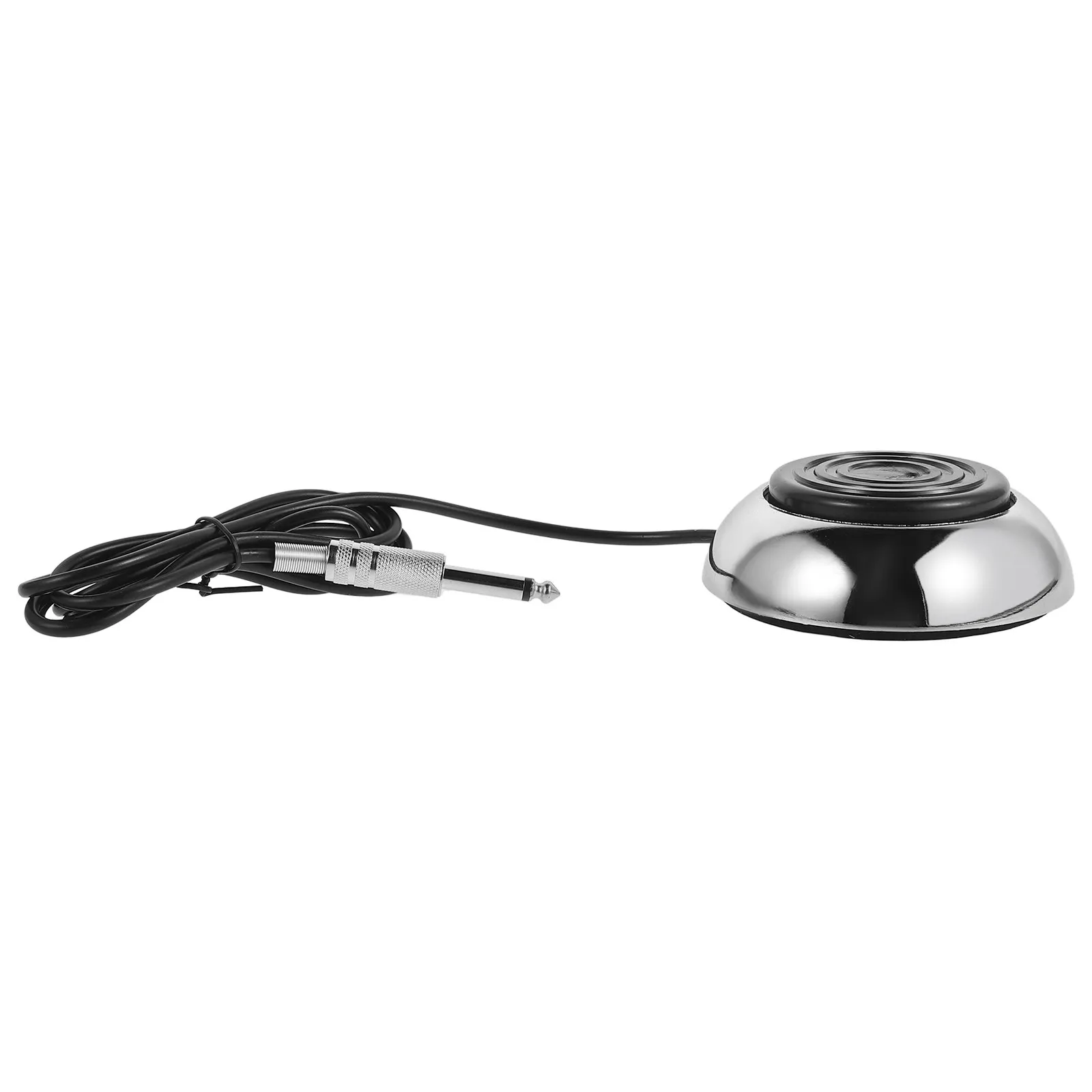 

Tattoo Foot Pedal Round Stainless Steel Portable Pedal Switch Cord 360 Degree Design Safe Reliable for Tattoo Power Supply