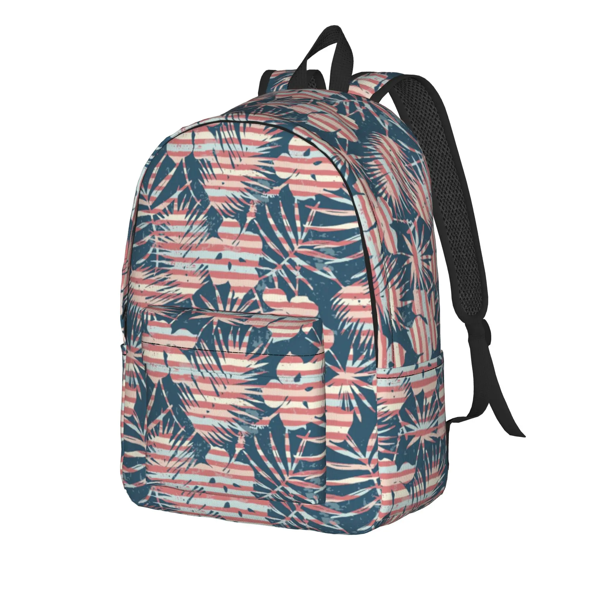 Exotic  With Tropical Plants   Backpack  Male Polyester Camping Backpacks Lightweight Kawaii School Bags Rucksack