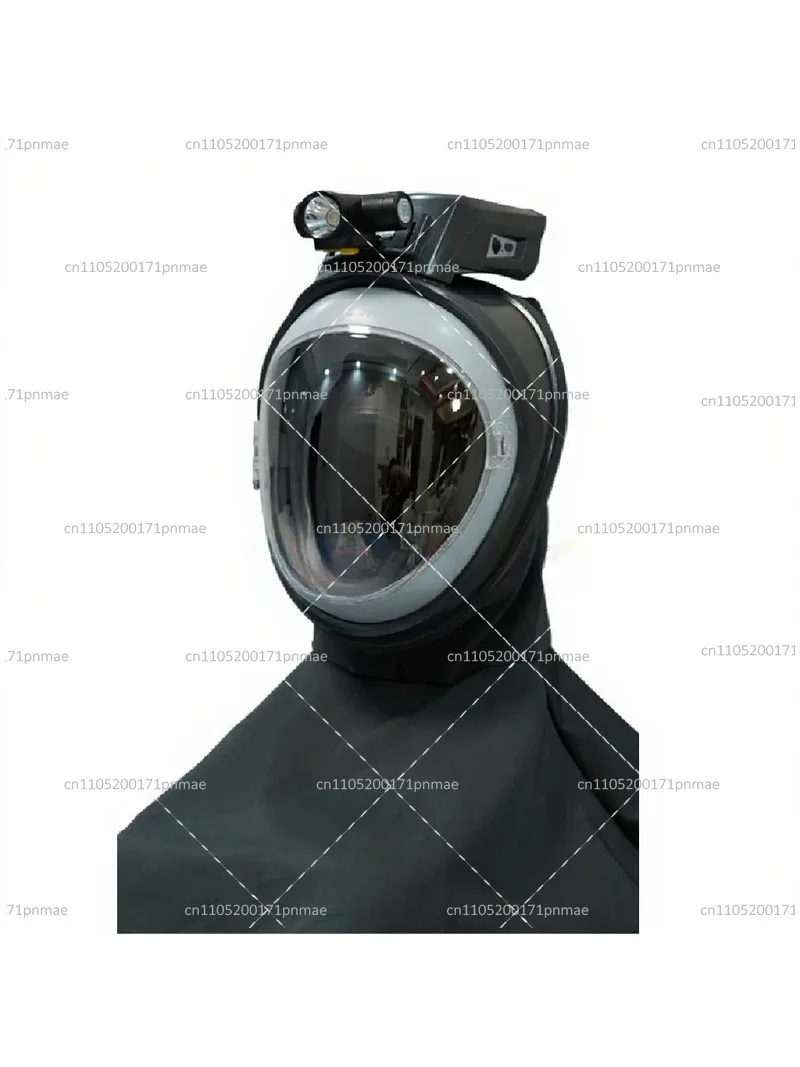 Electric Air Supply Dust Mask for Harvesting Rice Wheat Dust Cap Agricultural Sandblasting Anti Powder Respirator