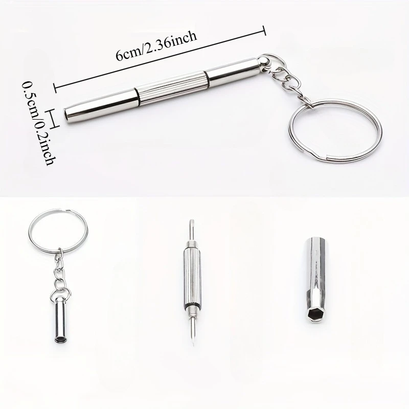 Mini Screwdriver, Glasses, Screwdriver, Computer Repair, Multi-function Three-purpose Screwdriver - Portable Glasses Repair Tool