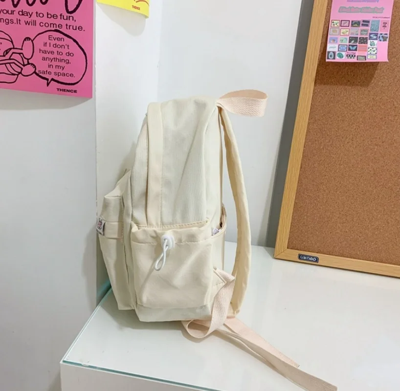 Personal isierte benutzer definierte Mädchen Leinwand japanischen Stil frischen Rucksack koreanische Version Mini Süßigkeiten farbigen Studenten reise rucksack