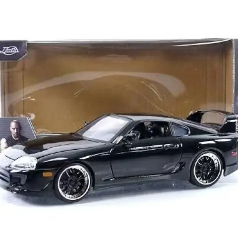 

1:24 Fast and Furious Brian 1995 Toyota Supra Collectible Figures & Vehicles JDM Drift Street Cars Metal Case Original