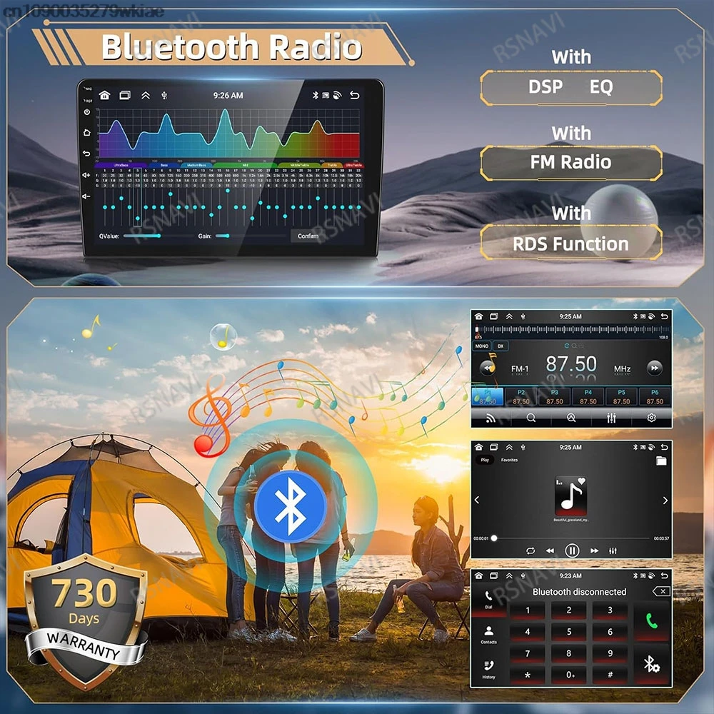 أندرويد 15 لبيجو 508 2011-2018 QLED 5G WIFI الملاحة Autoradio GPS DSP راديو السيارة الوسائط المتعددة 4G LTE Qualcomm BT ستيريو