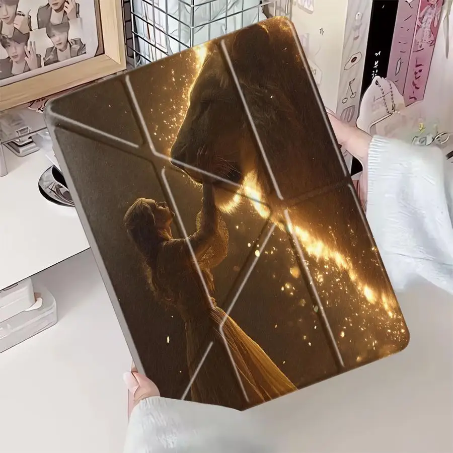 Tablet Case For iPad Air 4 5 M3 M2 M4 11inch Pro 11th 10th 9th 8th 7th 12.9inch Mini 6 7 Pro 2025 Holder Cover Fairy Lion