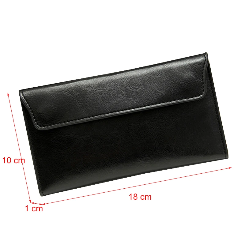 Leather Women Purse Real Leather Envelope Clutch Purses Phone Pocket Card Holder Slim Long Wallet for Ladies Bolsa Feminina