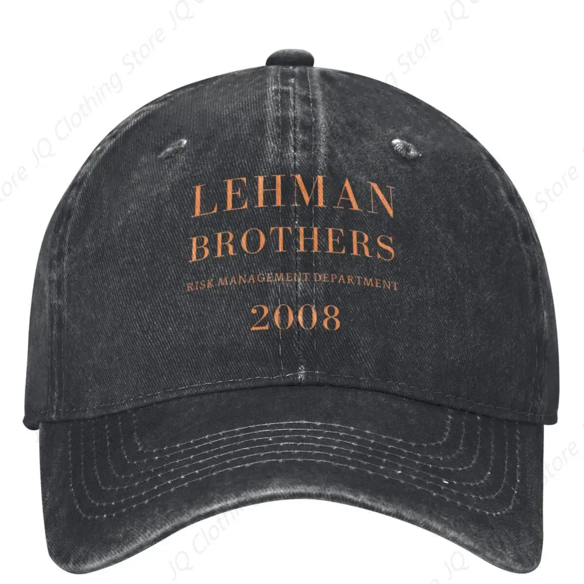 Lehman Brothers Washed Baseball Cap Risk Management Trendy Trucker Hat Summer Men Adult Hunting Camping Sunscreen  Caps