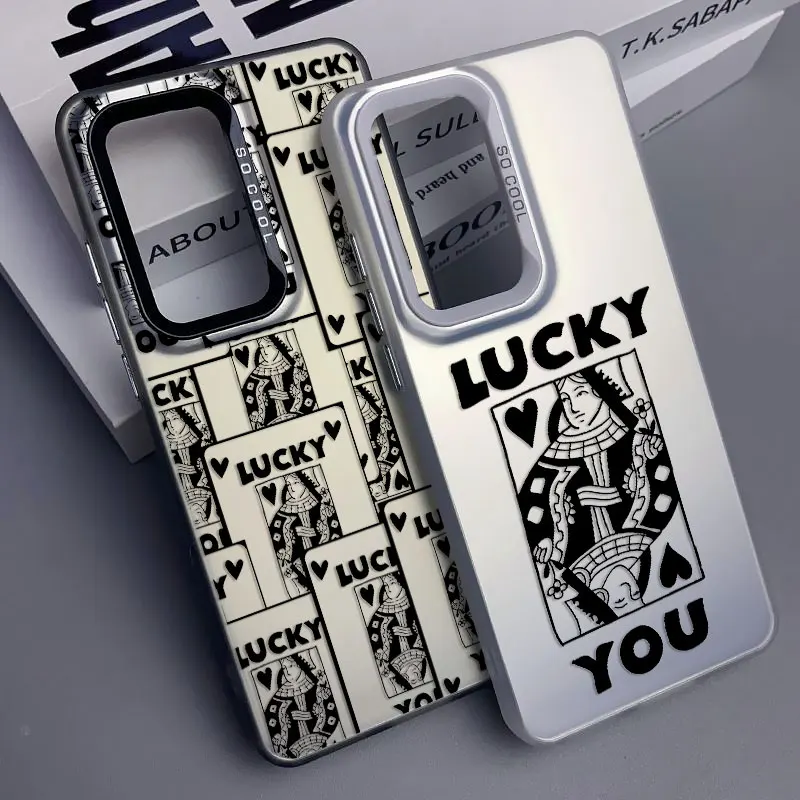 

For Samsung Galaxy S25 S22 Ultra Plus S21 FE S24 S23 Ultra Plus FE Laser Phone Case Stylish Playing Card Design Shockproof Cover
