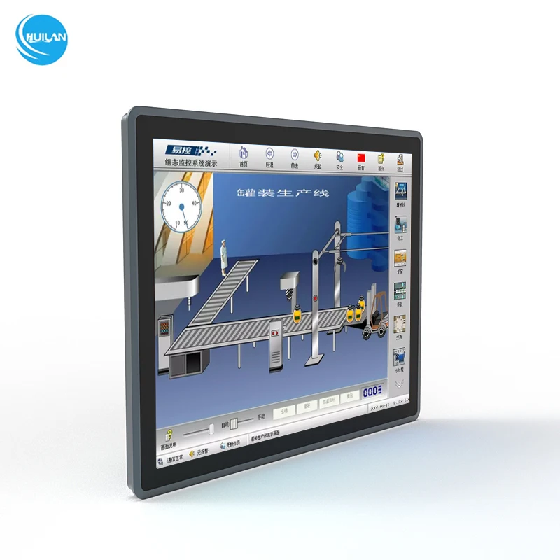 19 Inch Outdoor 1000Nits High Brightness Waterproof Industrial Explosion Proof Ip67 Marine Embedded Screen Touch Monitor