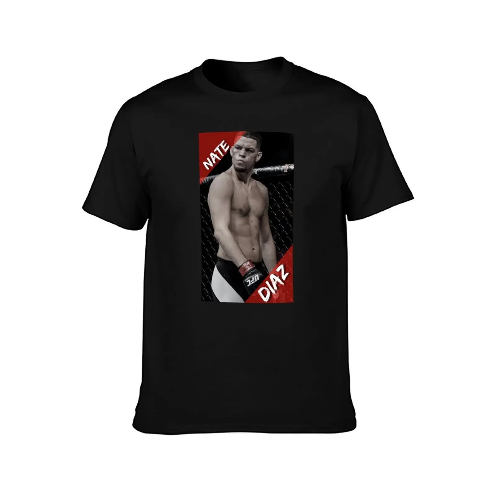 Nate Diaz T-Shirt anime t shirts baggy shirts Blouse mens shirts graphic tee