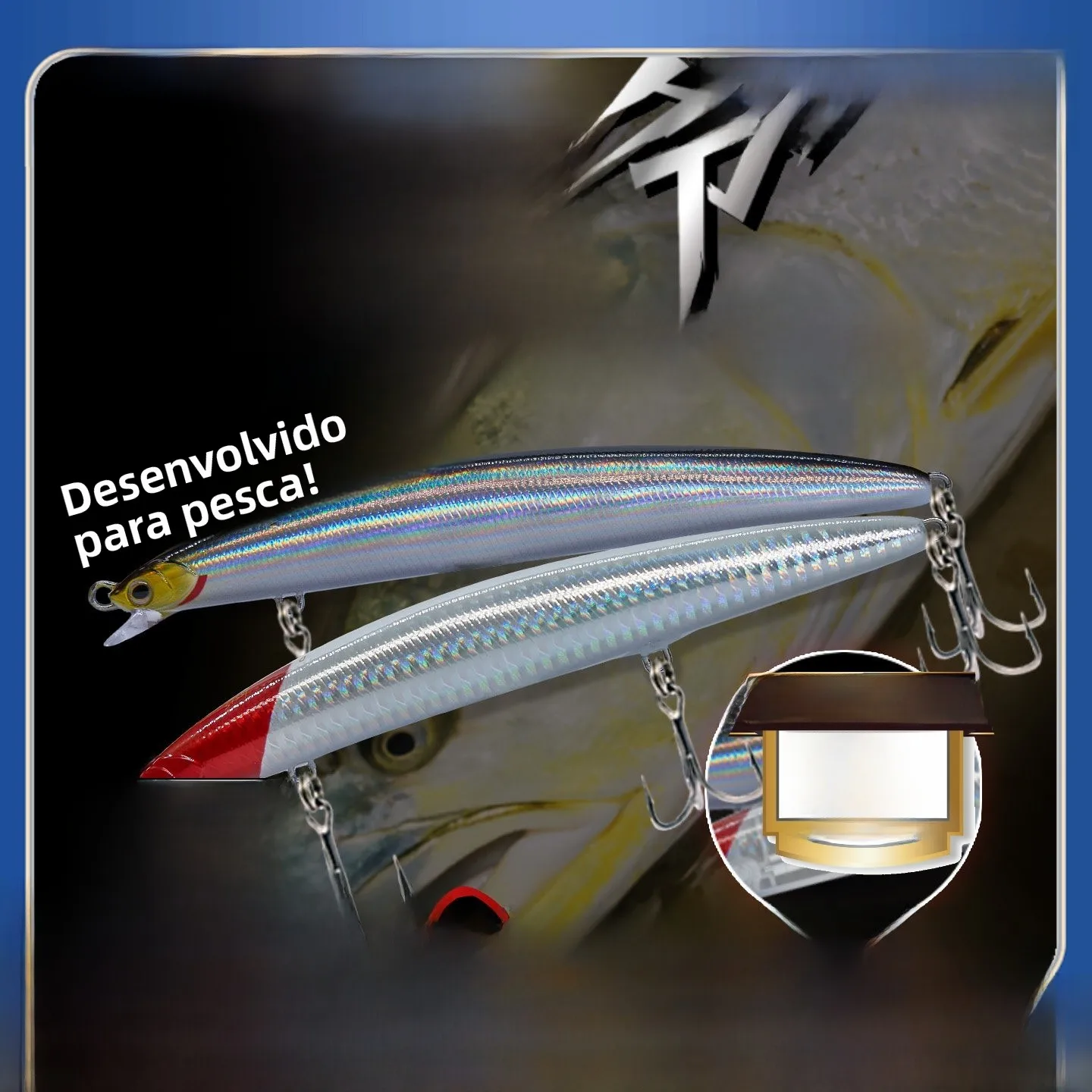 ewe-サマーファーキャスティングミノー-ルアー-湖や川でのバス釣り用-軽量フローティングシステム人工魚餌