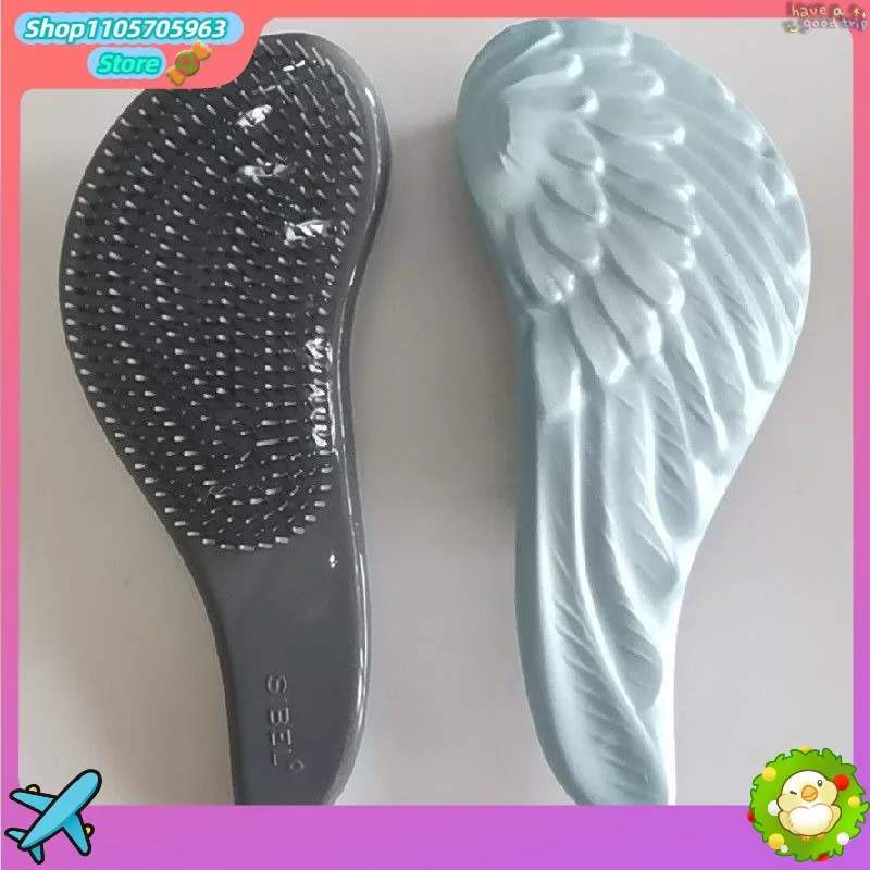 Angel Wing Detangling Hair Brush Anti Static Reduce Hair Loss Tangle-Free Wooden Hair Comb for Long Hair Household Daily Hair