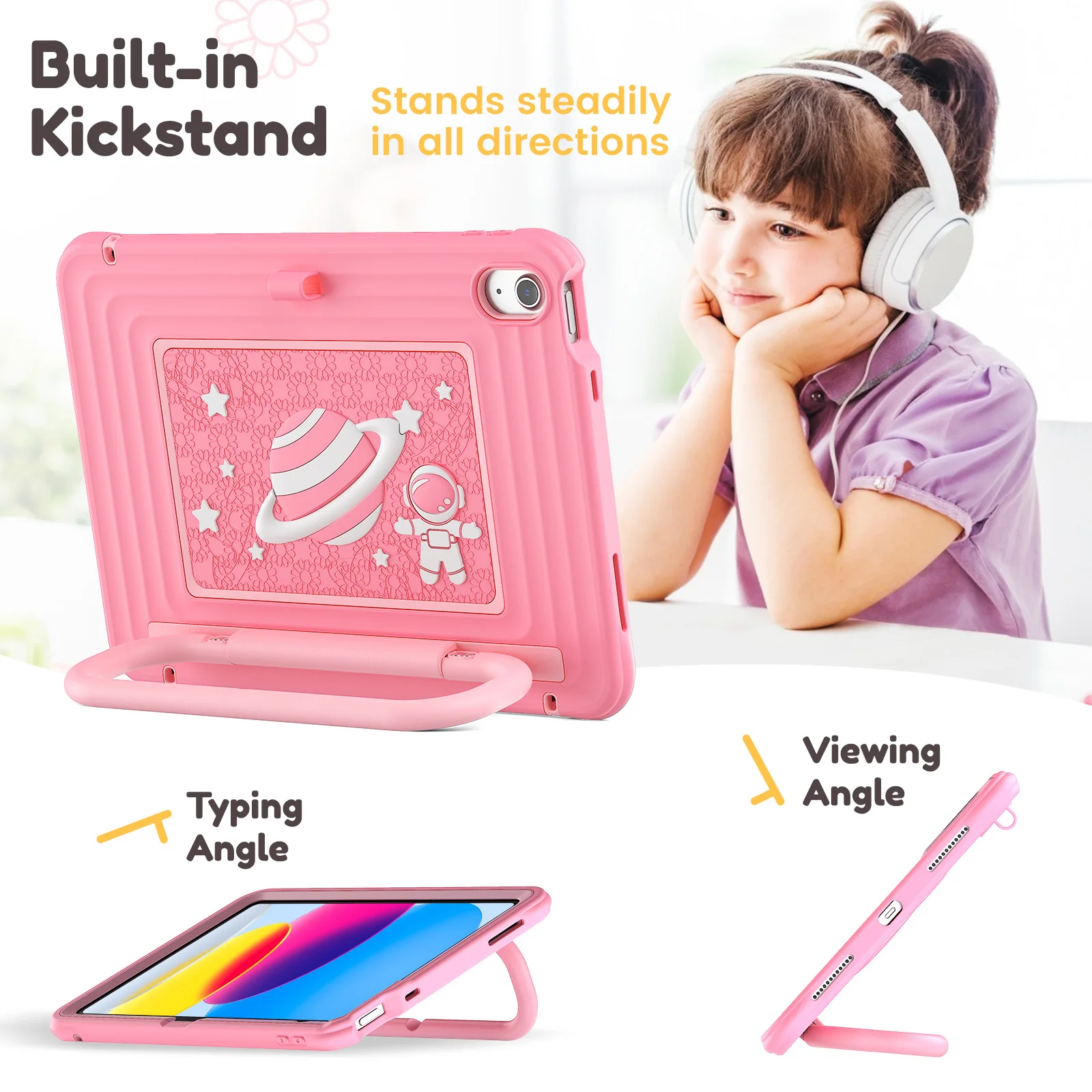 Shockproof Case for All-New iPad 11th 2025, 10th & Mini 6 / 7, Ultra Protective Silicone + Shockproof Drop Proof Cover