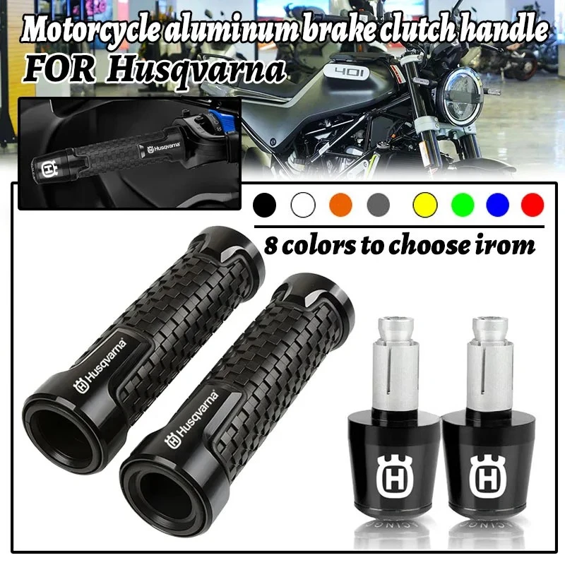 

For Husqvarna Svartpilen 401 250 801 701 Vitpilen401 801 Norden901 Motorcycle 7/8''22mm Non-slip Handlebar Grips Handle Bar Ends