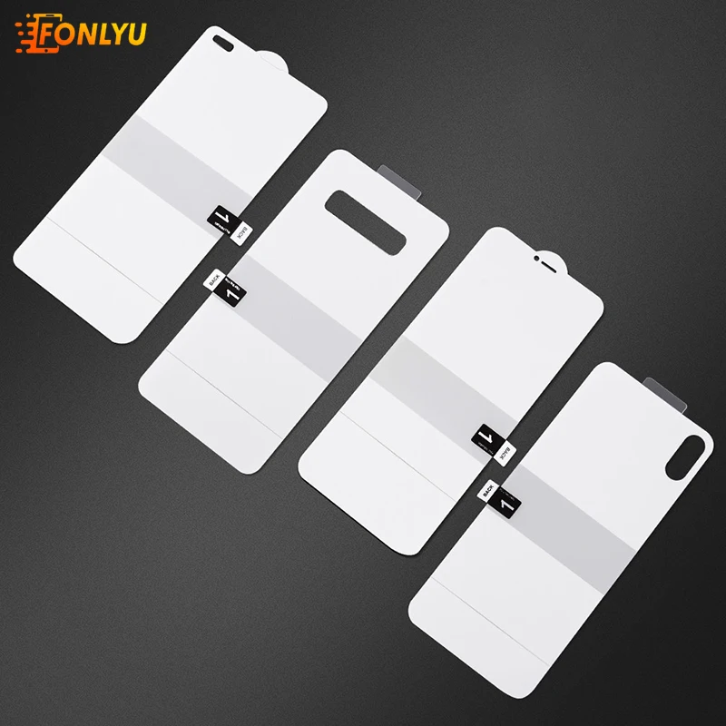 Fonlyu 2Pcs Hydrogel Film For Samsung  S24 S21 S23 Ultra Full Screen Protector Position Affixed For S23Plus Galaxy Note 20 Ultra