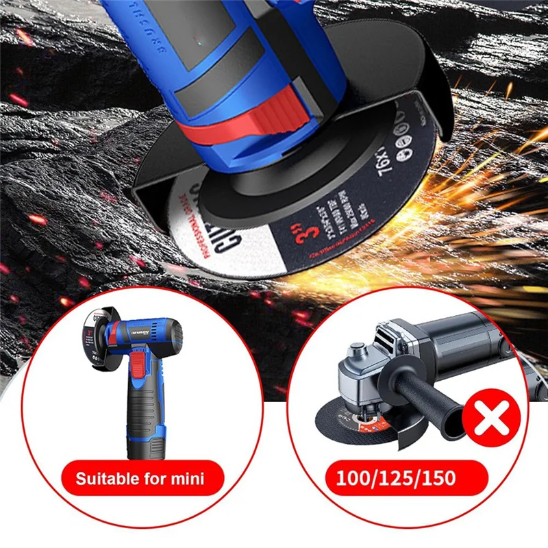 

ABMI-3 Inch Angle Grinder Cutting Disc 12Pcs Cutting Disc 76 Mm Wood And Metal 76 Mm Fan Disc,