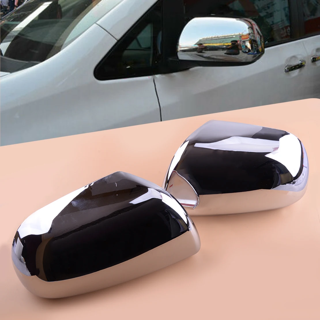 

1 Pair ABS Front Left & Right Side Wing Rearview Mirror Cover Cap Fit for Toyota Sienna 2018 2017 2016 2015 2014 2013 2012 2011