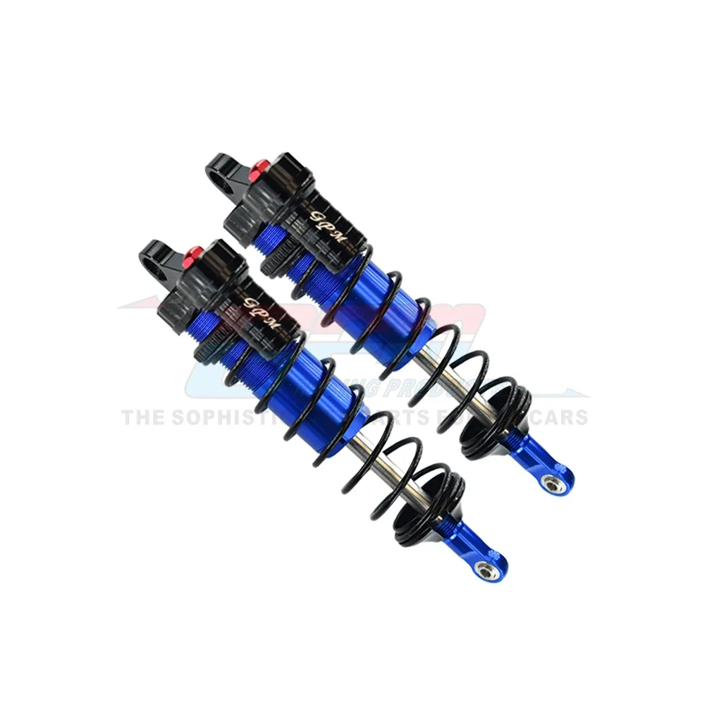 GPM Metal Alloy 128mm L Shape Front Shock Absorber 9660 for Traxxas 1/8 Sledge 4WD Monster Truck 95076-4 RC Cars Upgrade Parts