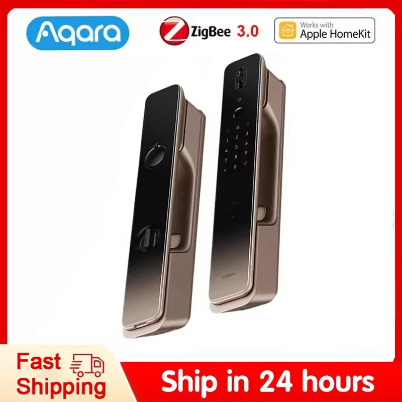 Aqara H100 Smart Door Lock Automatic Cat Eye Zigbee /Body/Light Sensor NFC Bluetooth Fingerprint Unlock for Aqara App Homekit