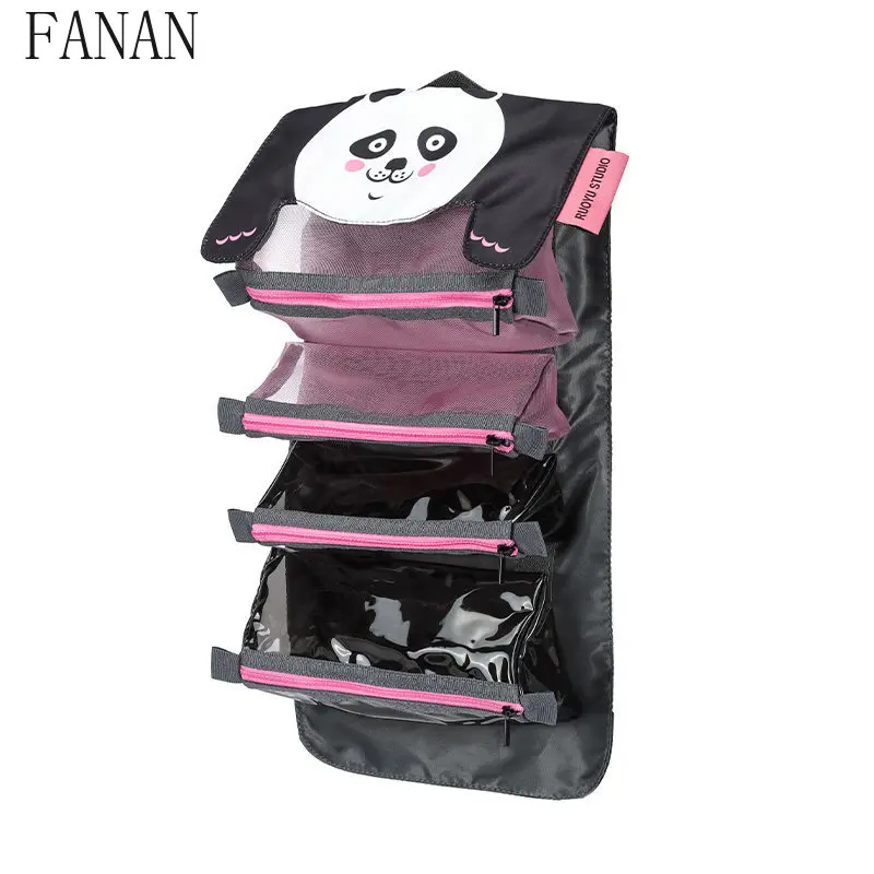 Fashion Cosmetic Bags for Women Original Design Cute Panda Makeup Bag Sweet Casual Girls Storage Bag