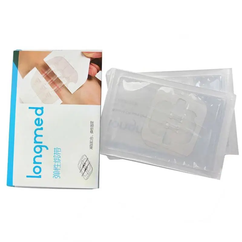 1pc Zipper Tie Wound Closure Patch Hemostatic Patch Wound Fast Suture Zipper Band-Aid Outdoor Portable