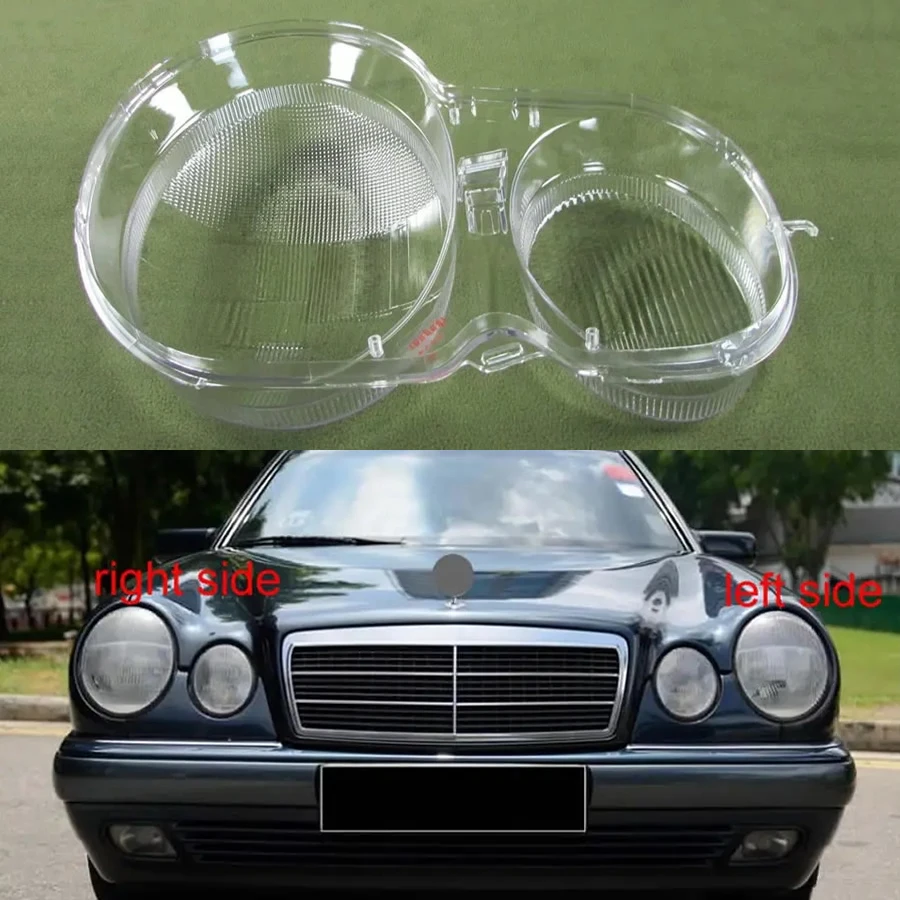 

For 1995 1996 1997-2003 Mercedes-Benz W210 E200 E240 E260 E280 Headlight Cover Transparent Mask Headlamp Shell Lampshade