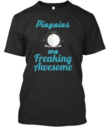 Freaking Awesome Pinguins T-Shirt Made in the USA Size S to 5XL