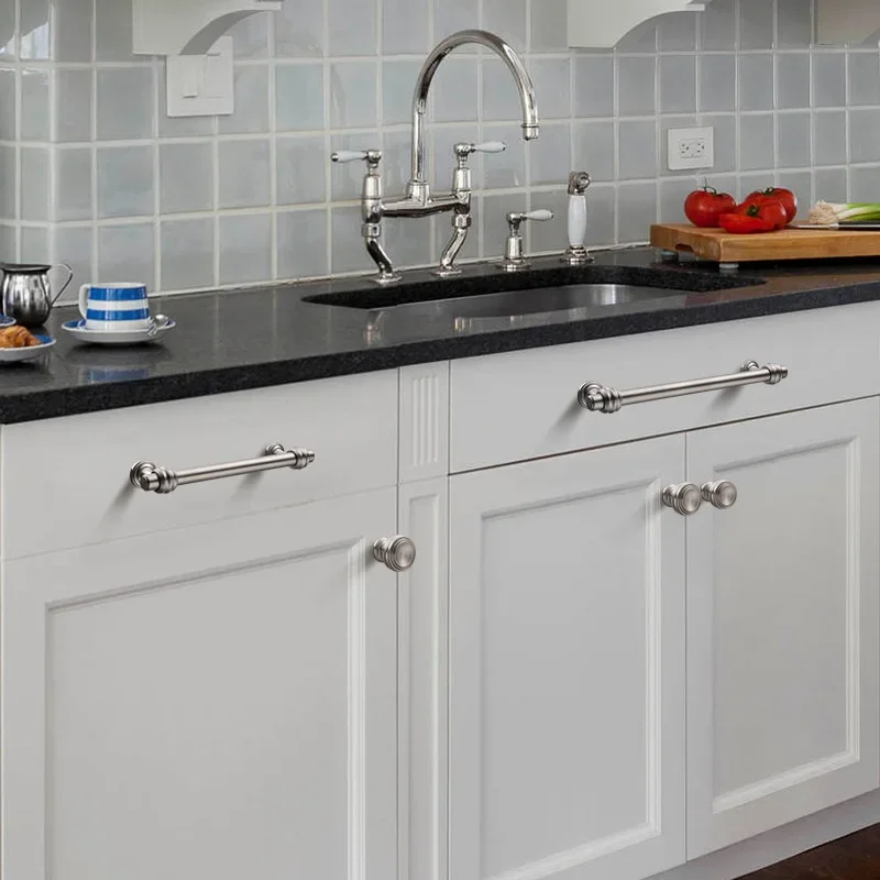 Modern Cabinet Handles Kitchen Handles Drawer Knobs Handles for Furniture Cupboard Pulls SN Gold Furniture Door Handle