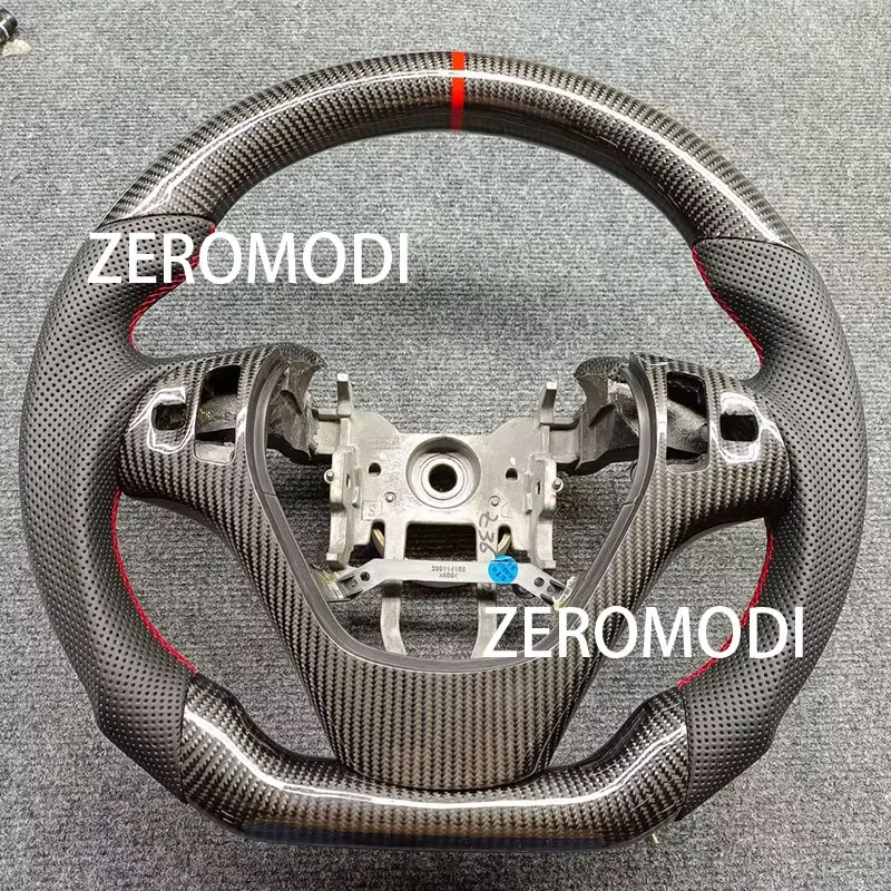 

Carbon Fiber Racing Steering Wheel Preforated Leather For Hyundai Genesis Coupe 2013- 2015 13-15