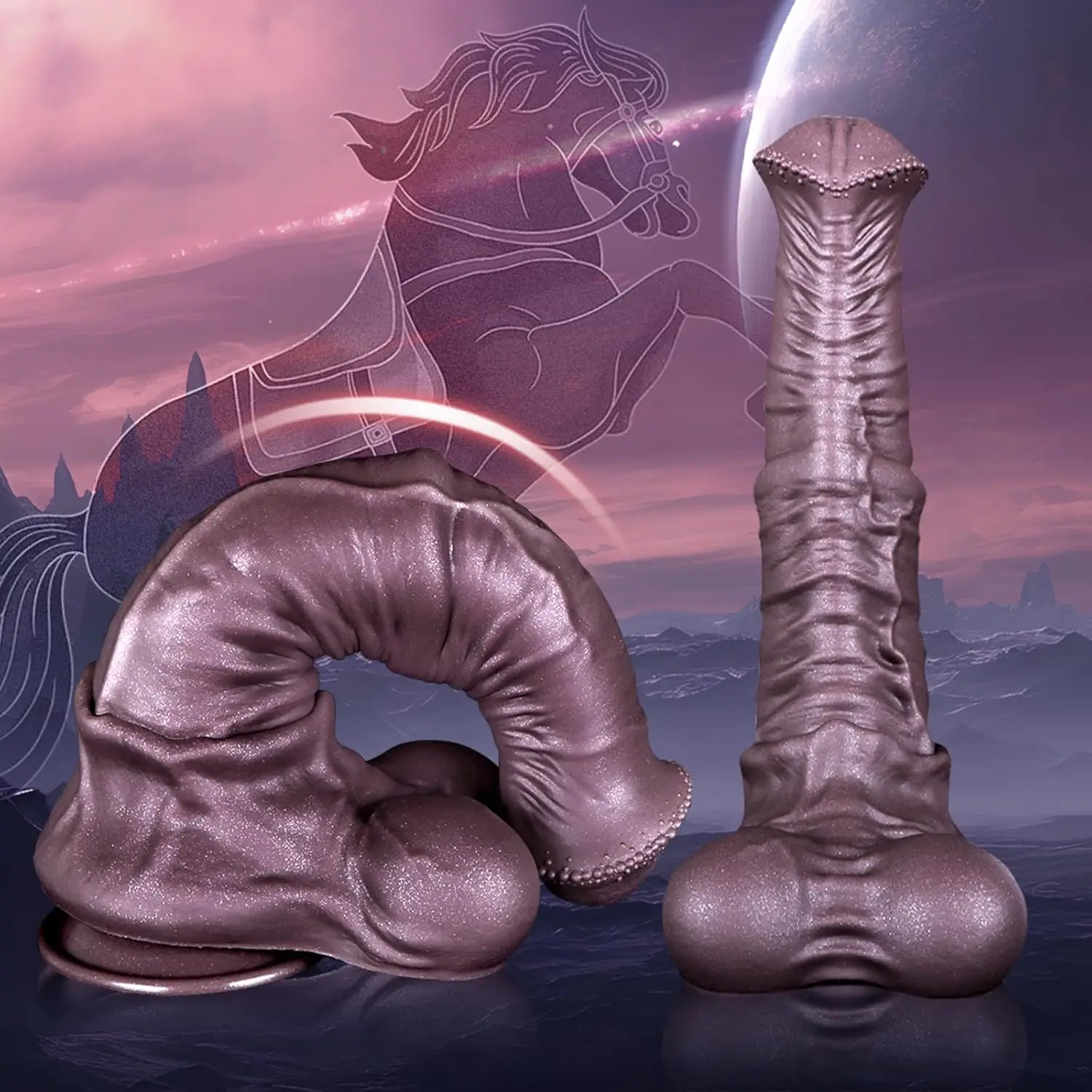 Extra Large Horse Dildo 3.2'' Diameter Monster Big Dildos With Suction Cup For Anal Animal Fantasy Sex Toys For Women Men Gay 18 view 3