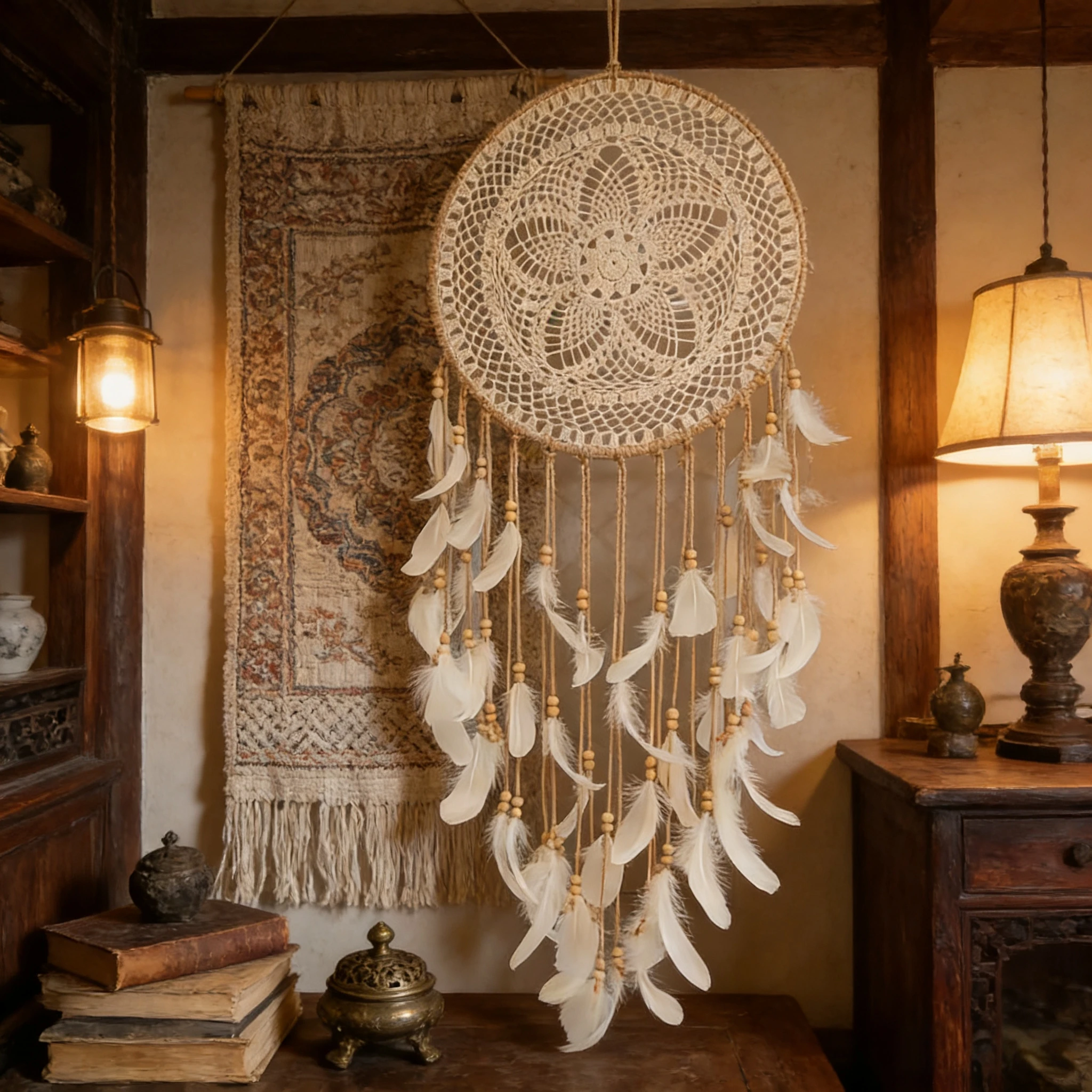 Handwoven Rame Feat…