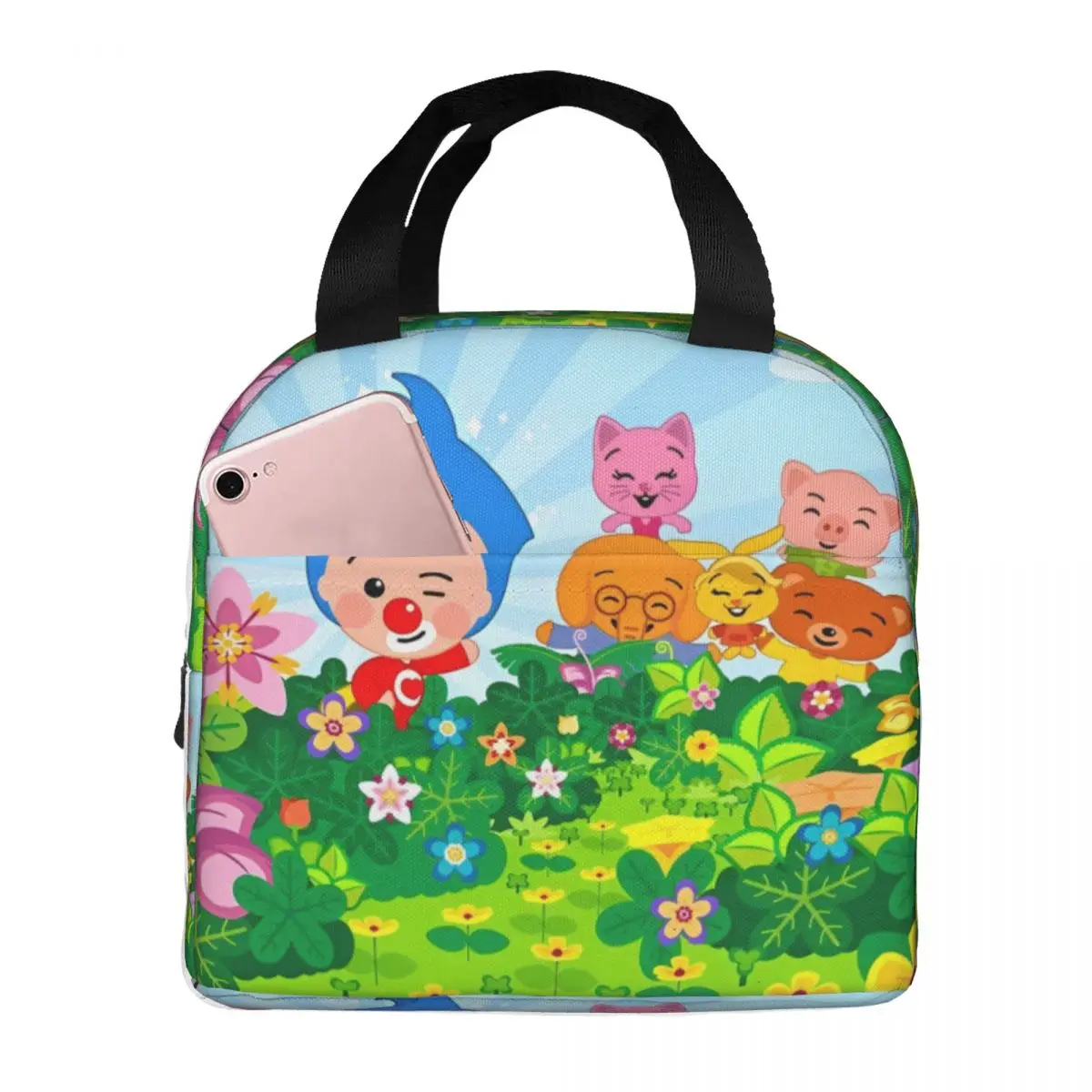 

Plim-Plims Insulated Lunch Bags for Men Women Food Container Portable Cooler Thermal Lunch Boxes For Travel