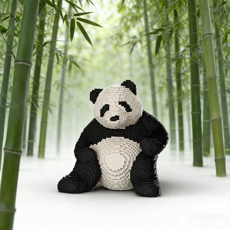 5749 PCS Customize panda MOC Customize Modular Building Block Brick Creative Design Technology Model DIY Boys Assembly Toy Gift